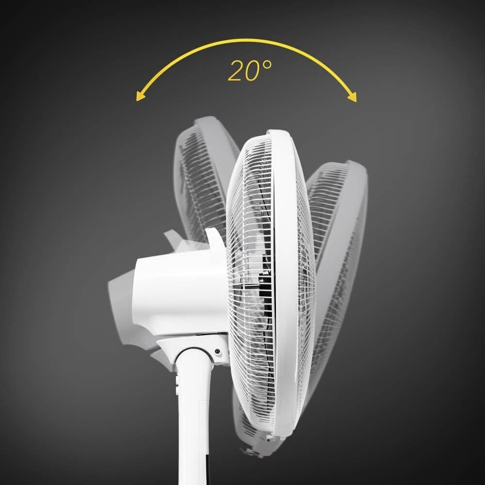 Dizaina grīdas ventilators, TVE 26 S cena un informācija | Ventilatori | 220.lv