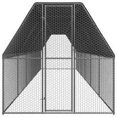 Āra vistu būris, 2x12x2 m, pelēks цена и информация | Скворечники, кормушки, клетки | 220.lv