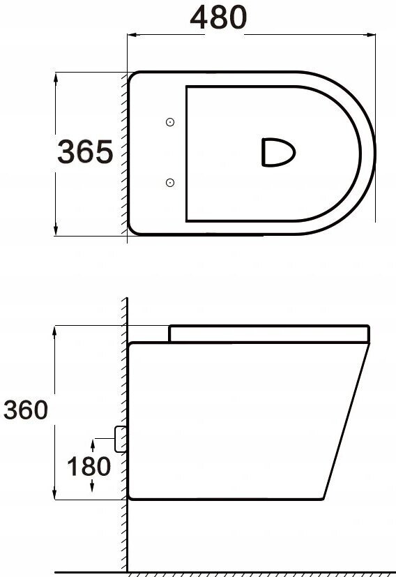 WC komplekts Mexen 5in1 Fenix Slim ar tualetes podu Rico Rimless Slim, White mat cena un informācija | Tualetes podi | 220.lv