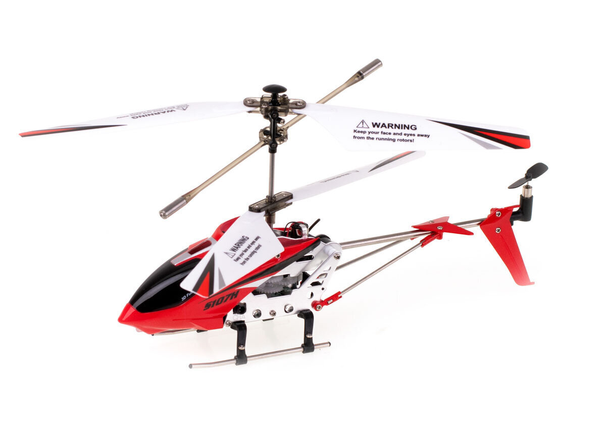 RC helikopters SYMA S107H 2.4GHZ RTF sarkans cena un informācija | Rotaļlietas zēniem | 220.lv