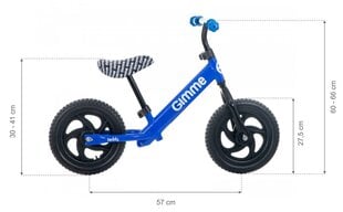 Teddy balansa velosipēds - zils цена и информация | Велосипеды | 220.lv