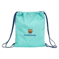 Сумка-рюкзак на шнурках F.C. Barcelona бирюзовая цена и информация | Школьные рюкзаки, спортивные сумки | 220.lv