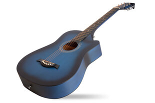 Akustiskās ģitāras komplekts Aiersi SG040C 38" zils cena un informācija | Ģitāras | 220.lv