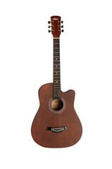 Комплект акустической гитары Aiersi SG040C 38" коричневый цена и информация | Гитары | 220.lv