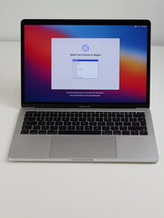 MacBook Pro 2017 Retina 13" 2xUSB-C - Core i5 2.3GHz / 8GB / 256GB SSD / INT / Silver (lietotas, stāvoklis A) cena un informācija | Portatīvie datori | 220.lv