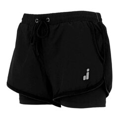 Спортивные шорты Joluvi Meta Duo W, чёрные (XS) S6432435 цена и информация | Мужская спортивная одежда | 220.lv