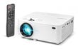 Projektors Technaxx Mini LED Beamer TX-113 FullHD 1080p cena un informācija | Projektori | 220.lv