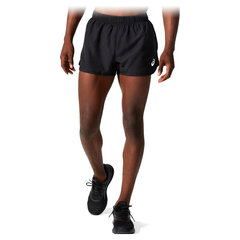 Спортивные мужские шорты Asics Core Split, чёрные цена и информация | Мужские шорты | 220.lv