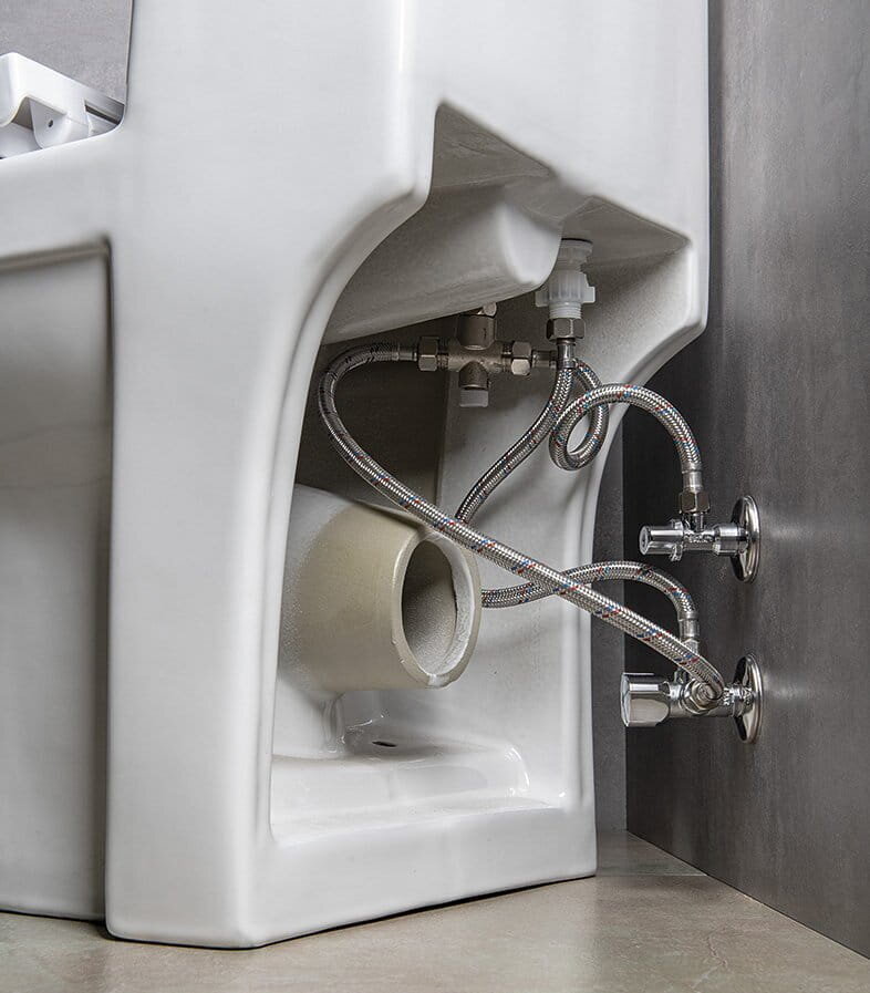 Kompakts tualetes pods ar izlietni 36,5x78x72 cm + soft-close sēdeklis, universāla noteka: vertikāla vai horizontāla Hygie cena un informācija | Tualetes podi | 220.lv