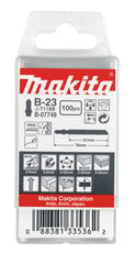 Полотна для лобзика Макита B-07749 B-23 (T118B) 50 мм, 100 шт.  цена и информация | Механические инструменты | 220.lv