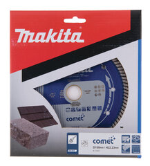 Диск отрезной алмазный Makita COMET B-13007, 150 мм  цена и информация | Шлифовальные машины | 220.lv