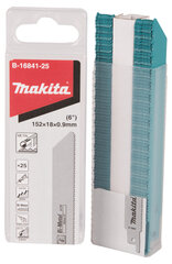 Полотна для лобзика Makita B-16841-25 BIM, 152x0.9 мм (14tpi), 21 шт., металл  цена и информация | Механические инструменты | 220.lv