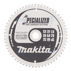 B-29468 T.C.T. Zāģripa SPECIALIZED 190X2X20mm 5° T60 Makita cena un informācija | Rokas instrumenti | 220.lv