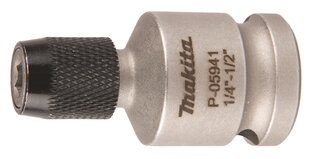 P-05941 Patrona-adapters 1/2" uz 1/4 6918D,6905H,BTW250/251/450 Makita cena un informācija | Rokas instrumenti | 220.lv