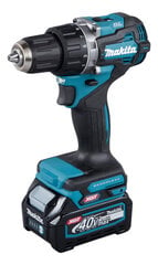 Аккумуляторная дрель-шуруповерт Makita XGT® DF002GD201 цена и информация | Механические инструменты | 220.lv