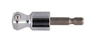E-03436 Šarnīrveida adapters muciņām 1/2" sq-50mm,1gab. Impact Premier Makita cena un informācija | Rokas instrumenti | 220.lv