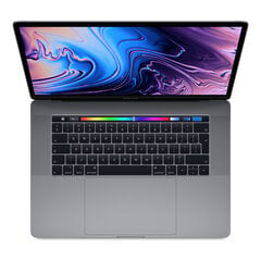 MacBook Pro 2017 Retina 15" 4xUSB-C - Core i7 2.8GHz / 16GB / 256GB SSD / INT / Space Gray (lietotas, stāvoklis A) cena un informācija | Portatīvie datori | 220.lv