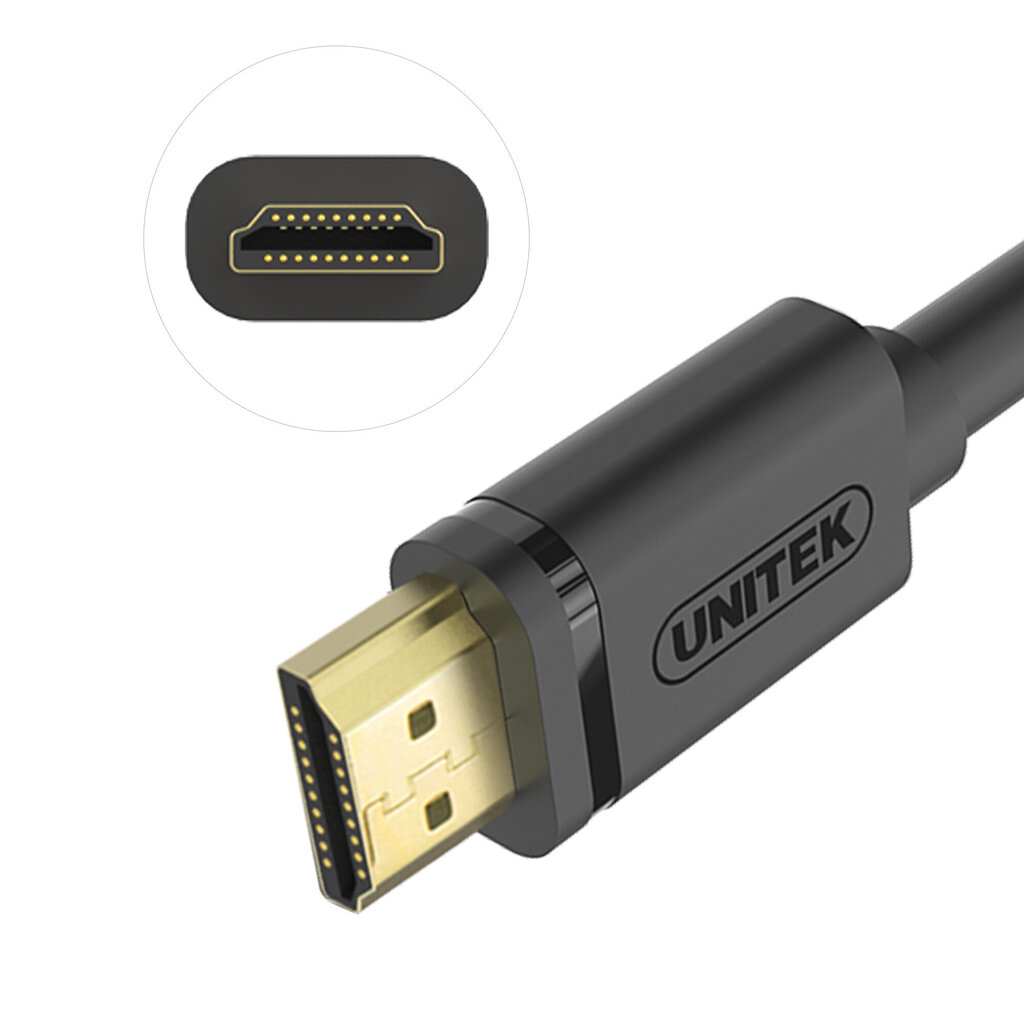 Unitek Y-C138M, HDMI, 2 m цена и информация | Kabeļi un vadi | 220.lv