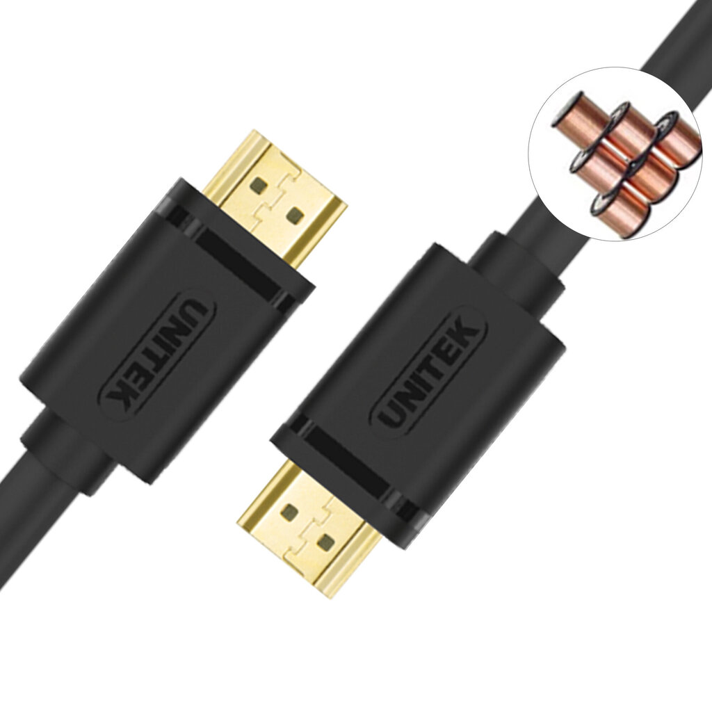 Unitek Y-C138M, HDMI, 2 m цена и информация | Kabeļi un vadi | 220.lv