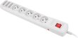 Natec NSP-0804 Surge protector 8 sockets, 5m pelēks цена и информация | Kabeļi un vadi | 220.lv