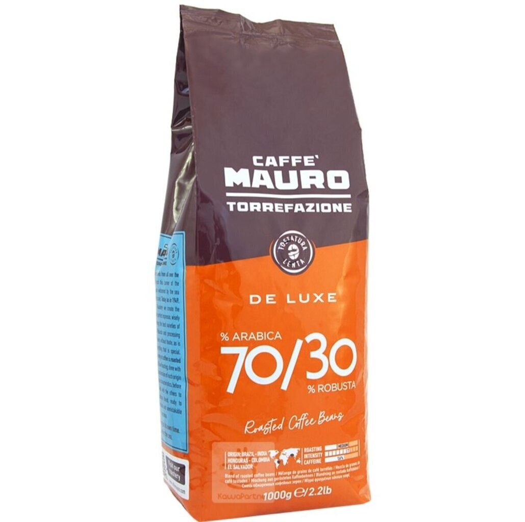 Mauro de Luxe grauzdētas kafijas pupiņas, 1 kg цена и информация | Kafija, kakao | 220.lv