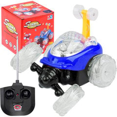 Дистанционно управляемый трюковый автомобиль, синий цена и информация | Игрушки для мальчиков | 220.lv
