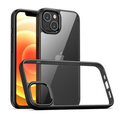 Чехол Premium Hard Case Apple iPhone 13 Clear PC, black цена и информация | Чехлы для телефонов | 220.lv