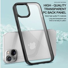 Чехол Premium Hard Case Apple iPhone 13 Clear PC, black цена и информация | Чехлы для телефонов | 220.lv