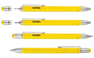 Multifunkciju pildspalva TROIKA Construction, dzeltena cena un informācija | Biznesa dāvanas | 220.lv