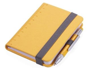 Блокнот с ручкой и сенсорным наконечником TROIKA, желтый цена и информация | Бизнес подарки | 220.lv