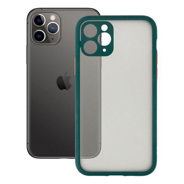 KSIX Duo Soft, paredzēts iPhone 11 Pro, zaļš cena un informācija | Telefonu vāciņi, maciņi | 220.lv