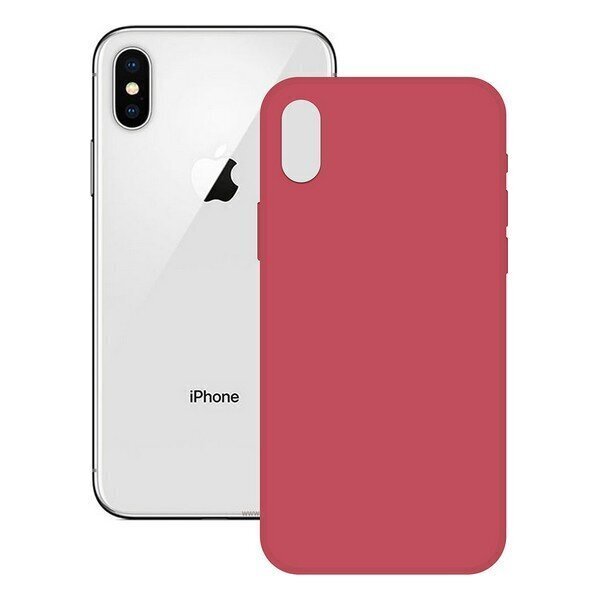 KSIX Soft Silicone, paredzēts iPhone X, XS, lavandas krāsa cena un informācija | Telefonu vāciņi, maciņi | 220.lv