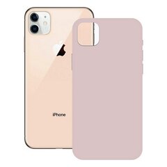 KSIX Soft Silicone, paredzēts iPhone 12, rozā cena un informācija | Telefonu vāciņi, maciņi | 220.lv