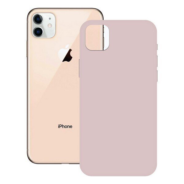 KSIX Soft Silicone, paredzēts iPhone 12, rozā цена и информация | Telefonu vāciņi, maciņi | 220.lv