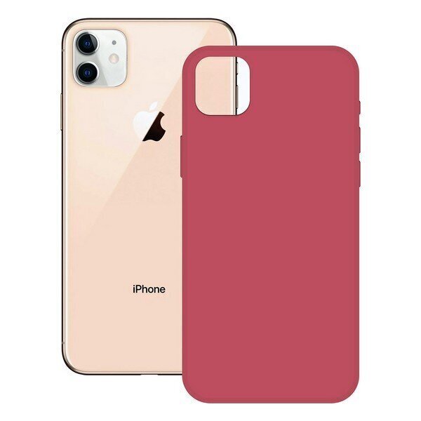 KSIX Soft Silicone, paredzēts iPhone 12, rozā cena un informācija | Telefonu vāciņi, maciņi | 220.lv