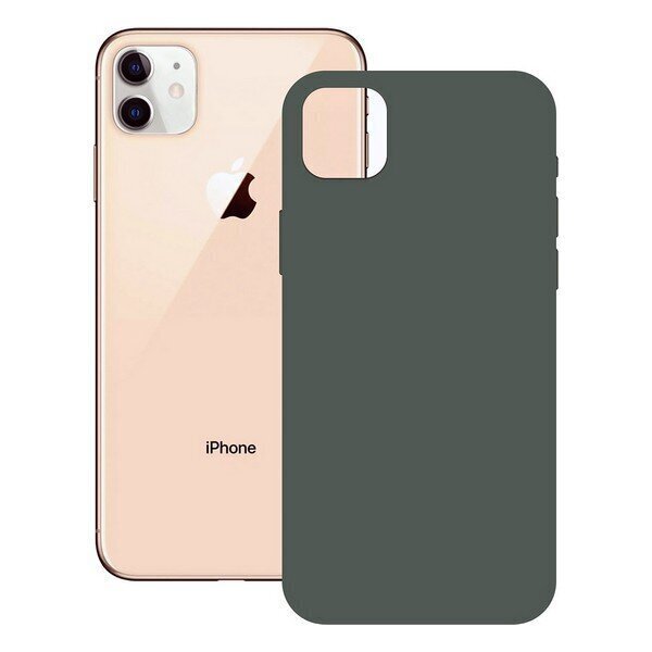 KSIX Soft Silicone, paredzēts iPhone 12, melns cena un informācija | Telefonu vāciņi, maciņi | 220.lv