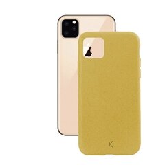 KSIX Eco-Friendly, paredzēts iPhone 11 Pro, dzeltens cena un informācija | Telefonu vāciņi, maciņi | 220.lv