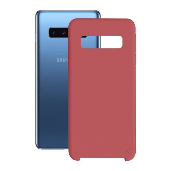 KSIX Soft, paredzēts Samsung Galaxy S10+, sarkans cena un informācija | Telefonu vāciņi, maciņi | 220.lv