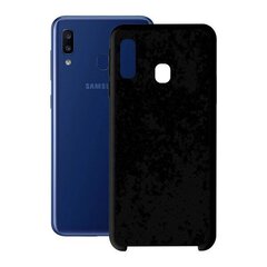 Чехол для мобильного телефона Samsung Galaxy A20 KSIX Soft: Цвет - Чёрный цена и информация | Чехлы для телефонов | 220.lv