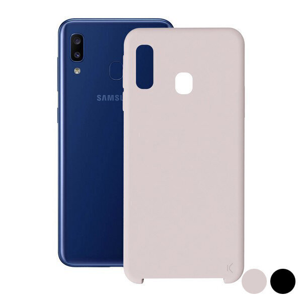 KSIX Soft, paredzēts Samsung Galaxy A20, melns cena un informācija | Telefonu vāciņi, maciņi | 220.lv