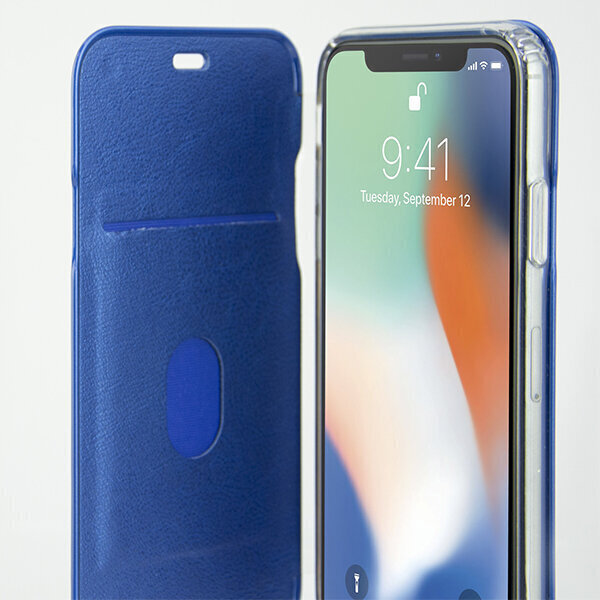 KSIX Folio Hard Case, paredzēts iPhone X/XS, rozā cena un informācija | Telefonu vāciņi, maciņi | 220.lv