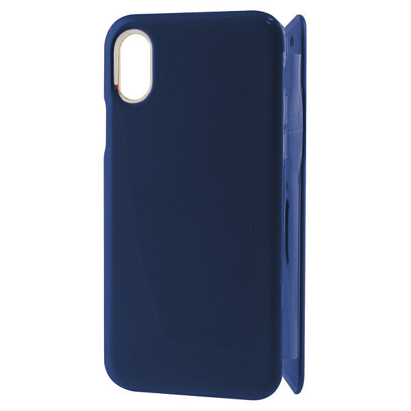 KSIX Folio Hard Case, paredzēts iPhone X/XS, balts cena un informācija | Telefonu vāciņi, maciņi | 220.lv