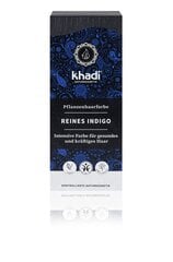 Растительная краска для волос Khadi 100 г, Чистый Индиго (иссиня черный) цена и информация | Краска для волос | 220.lv