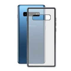 KSIX Flex Metal, paredzēts Samsung Galaxy S10+, caurspīdīgs/pelēks/metālisks цена и информация | Чехлы для телефонов | 220.lv