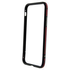 KSIX Bumper, paredzēts iPhone X/XS, melns/Sarkans cena un informācija | Telefonu vāciņi, maciņi | 220.lv