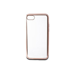 Contact Flex Metal TPU, paredzēts iPhone 7/8, caurspīdīgs/rozā zelta/metālisks cena un informācija | Telefonu vāciņi, maciņi | 220.lv
