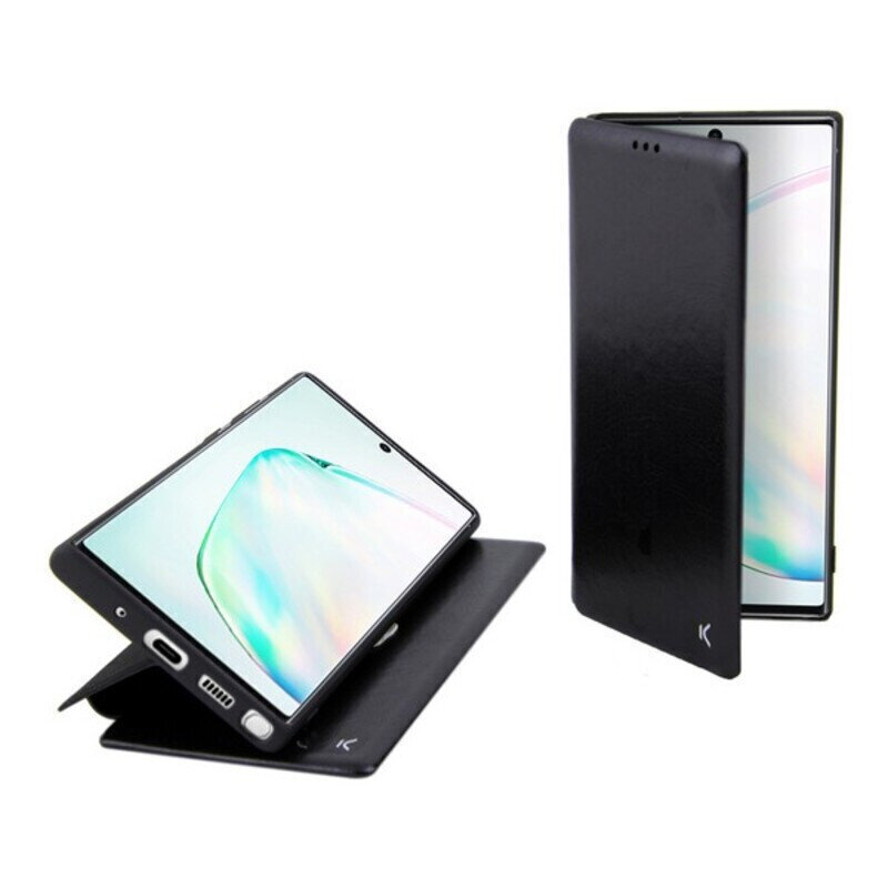 KSIX Folio Standing, paredzēts Samsung Galaxy S20 Ultra, melns cena un informācija | Telefonu vāciņi, maciņi | 220.lv