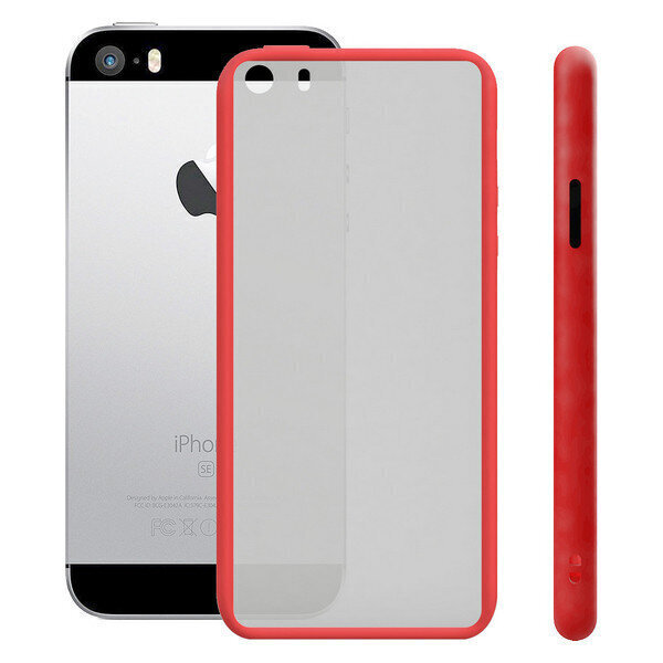 KSIX Duo Soft, paredzēts iPhone 7/8/SE2020, sarkans цена и информация | Telefonu vāciņi, maciņi | 220.lv