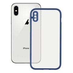 KSIX Duo Soft, paredzēts iPhone X,XS, zils цена и информация | Чехлы для телефонов | 220.lv