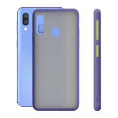 KSIX Duo Soft, paredzēts Samsung Galaxy A40, zils cena un informācija | Telefonu vāciņi, maciņi | 220.lv